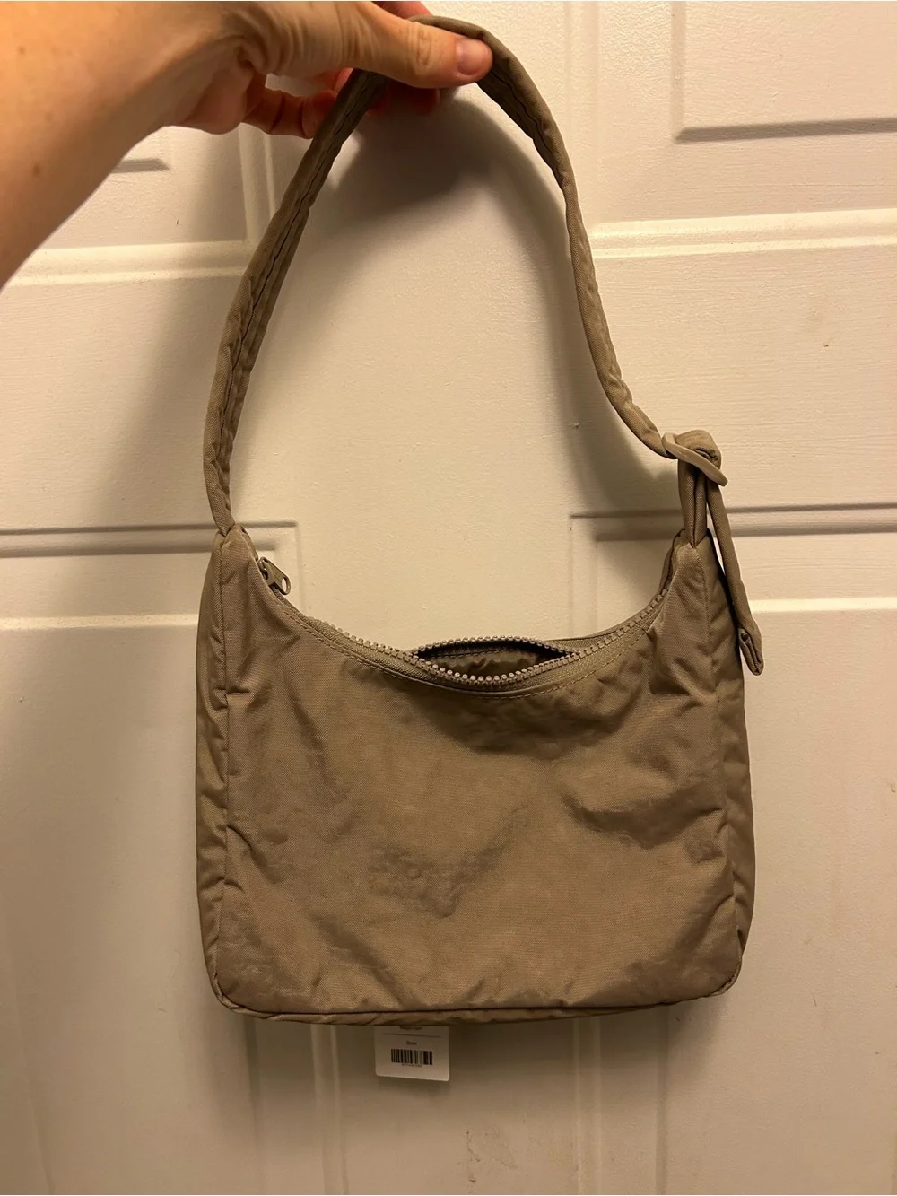 BAGGU Shoulder Bag in Dove - Casual Daily Tote